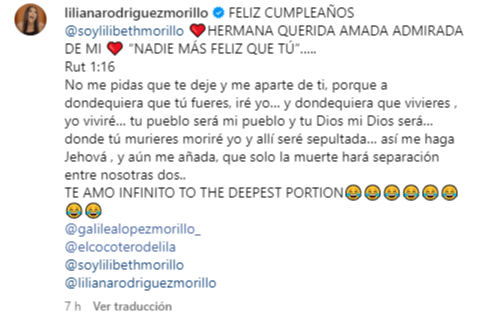 Lilibeth, hija de Lila Morillo y José Luis Rodríguez "El Puma" esta de cumpleaños y así lo celebra (+Mensajes)