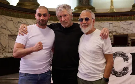 ROGER WATERS CANTÓ "WISH YOU WERE HERE" DEDICADA A PALESTINA