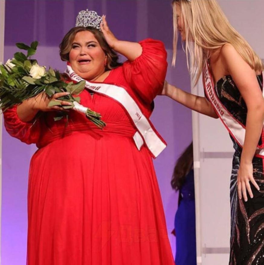 Sara Milliken: La joven que ganó un concurso de belleza en Estados Unidos y pesa 150 kilos- Sara Milliken: La joven que ganó un concurso de belleza en Estados Unidos y pesa 150 kilos