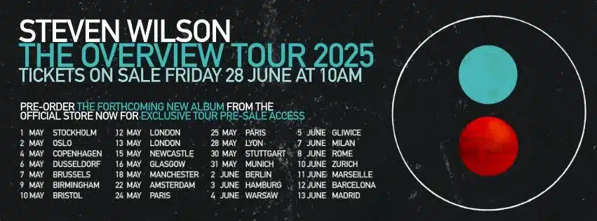 Steven Wilson en concierto en Madrid y Barcelona en junio de 2025, entradas y detalles 4 steven wilson europa 2025 jpg