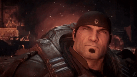 Marcus Fenix sorprendido porque después de años volvimos a escuchar Mad World en un trailer de Gears of War.- Blog Hola Telcel