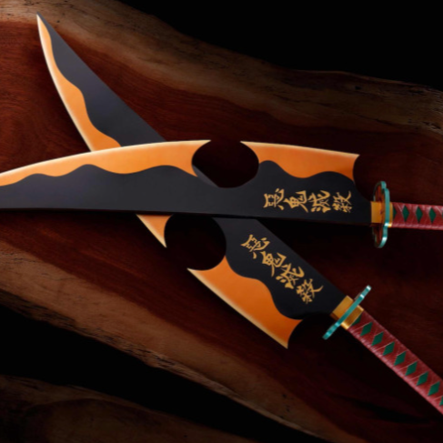 Espadas Réplicas 1:1 Espadas Nichirin Tengen Uzui Kimetsu No Yaiba
