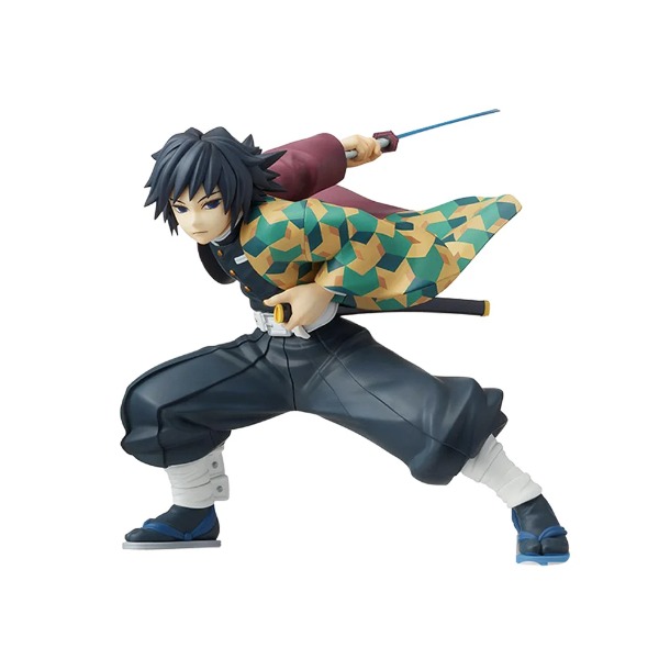 Figuras de acción de Demon Slayer para niños, juguetes originales de Sega, adornos de regalo, modelo coleccionable, 14cm, Spm Tomioka Giyuu
