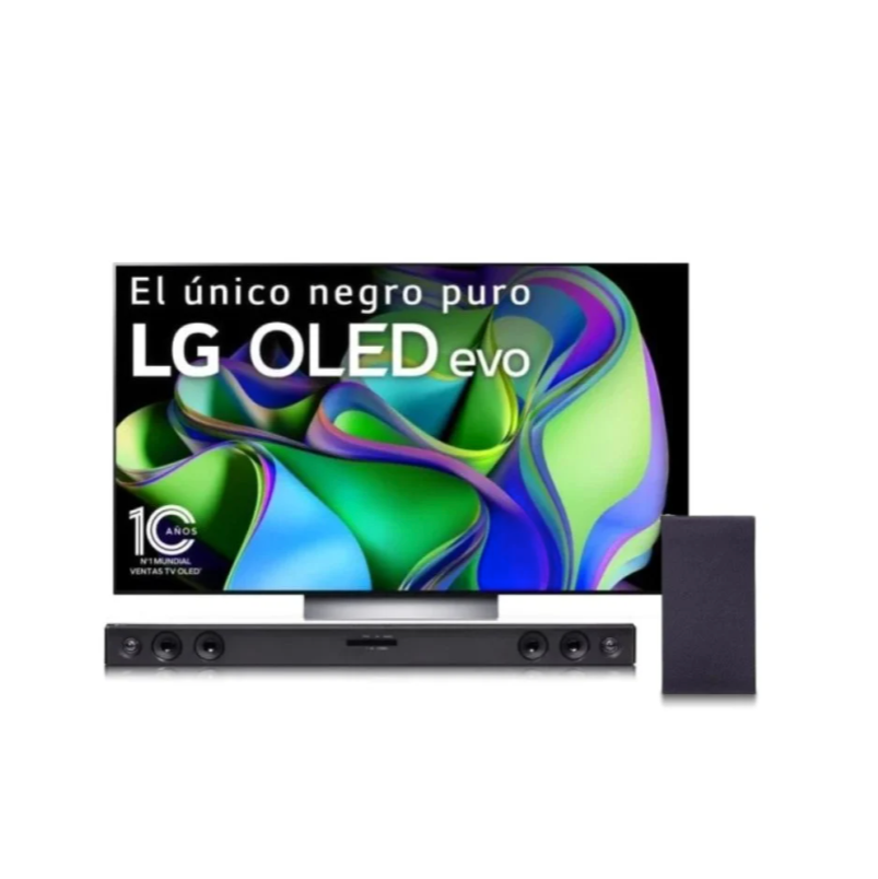 LG OLED65C31LA 65" OLED evo UltraHD 4K HDR10 + Regalo Barra de Sonido LG SQC2