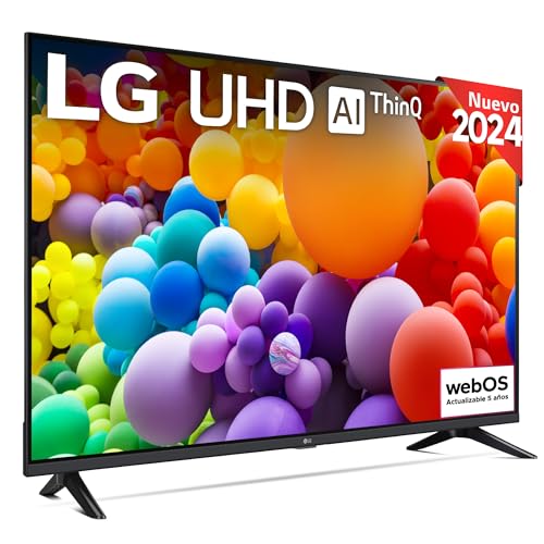 LG 55UT73006LA 55 ",UHD 4K, Serie UT73, Smart TV, WebOS24, Procesador a5, HDR10, Dolby Digital Plus, SmartTV, 3840x2160, Negro