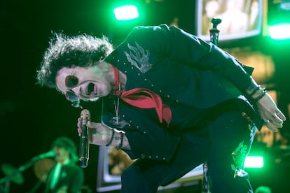 Enrique Bunbury, el sábado en Zaragoza.

