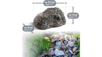 Esta piedra para esconder las llaves tiene el tamaño de una roca natural
