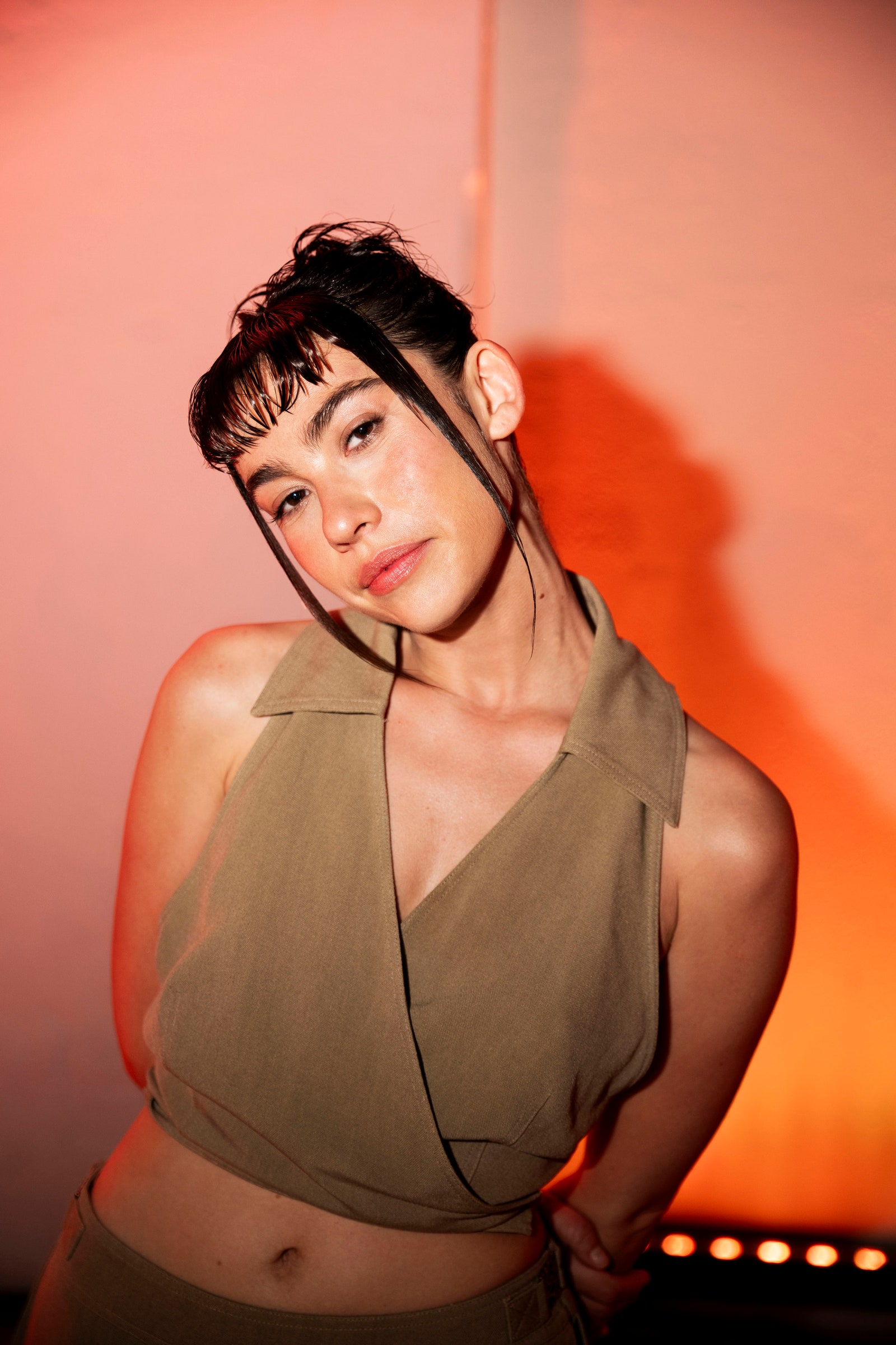 Greta Fernndez se decantó por un 'total look' de LOEWE Paula's Ibiza.