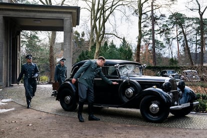 La entrada de la villa de Wansee en una imagen del filme de 2022 'La conferencia'.