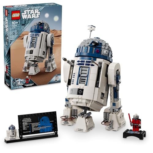 LEGO Star Wars R2-D2 Figura Articulada de Droide de Juguete, Maqueta de Colección de Personaje de Películas, Regalo para Niños y Niñas de 10 Años o Más o Coleccionistas y Fans de la Saga 75379