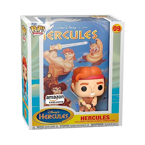 Funko POP! VHS Cover: Disney - Logo - Hercules - Exclusivo De Amazon - Figuras Miniaturas Coleccionables Para Exhibición - Idea De Regalo - Mercancía Oficial - Juguetes Para Niños Y Adultos