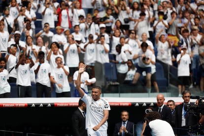  Mbappé, en el Bernabéu. 