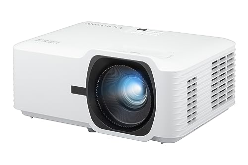 ViewSonic V52HD Proyector de Instalación láser Full HD 1080P, 5000 lúmenes ANSI, Pantalla Ultra Grande, Corrección de Keystone, 2X HDMI, USB-A, Altavoz de 15W