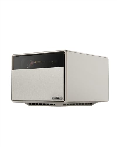 XGIMI Horizon Ultra Proyector 4K, Dolby Vision, Dual Light, ISA 3.0, 2300 lúmenes ISO, Android TV 11, 2 Altavoces Harman Kardon de 12W, Zoom Optico, Cine en Casa con Wi-Fi y Bluetooth