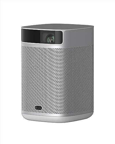 XGIMI MoGo 2 Mini Proyector Portátil, Proyector HD WiFi Bluetooth,Android TV 11.0, 400 Lúmenes ISO, Altavoces 2×8W, Enfoque Automático, Evitación de Objetos y Adaptación de Pantalla