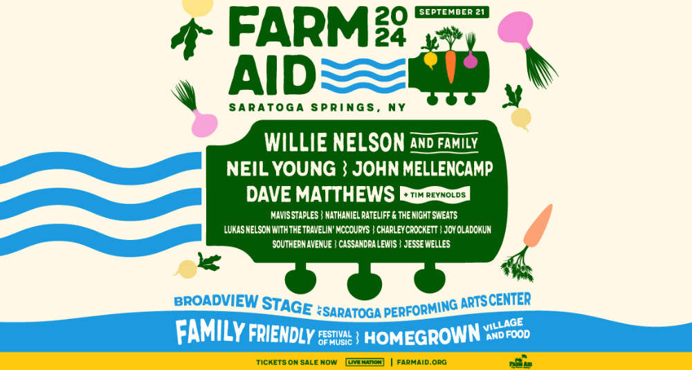 Farm Aid 2024 Returns to SPAC - B95.5