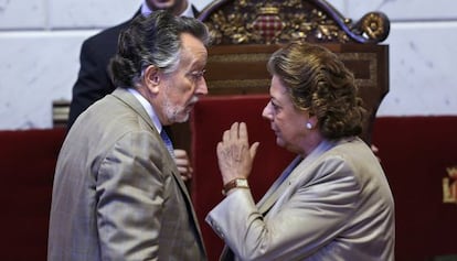 Alfonso Grau y Rita Barberá, en una imagen de archivo. 