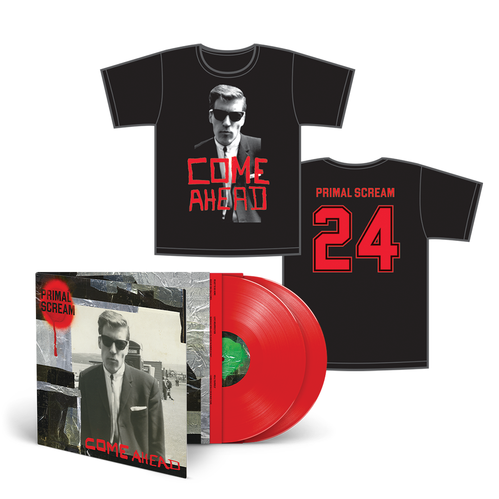 Townsend Music Online Record Store - Vinyl, CDs, Cassettes and Merch - Primal  Scream - Come Ahead Mirrorboard Gatefold Red 2LP + Black T-Shirt