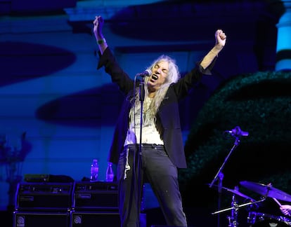 Concierto de Patti Smith en Les Nits de Barcelona en los Jardines del Palau de Pedralbes.