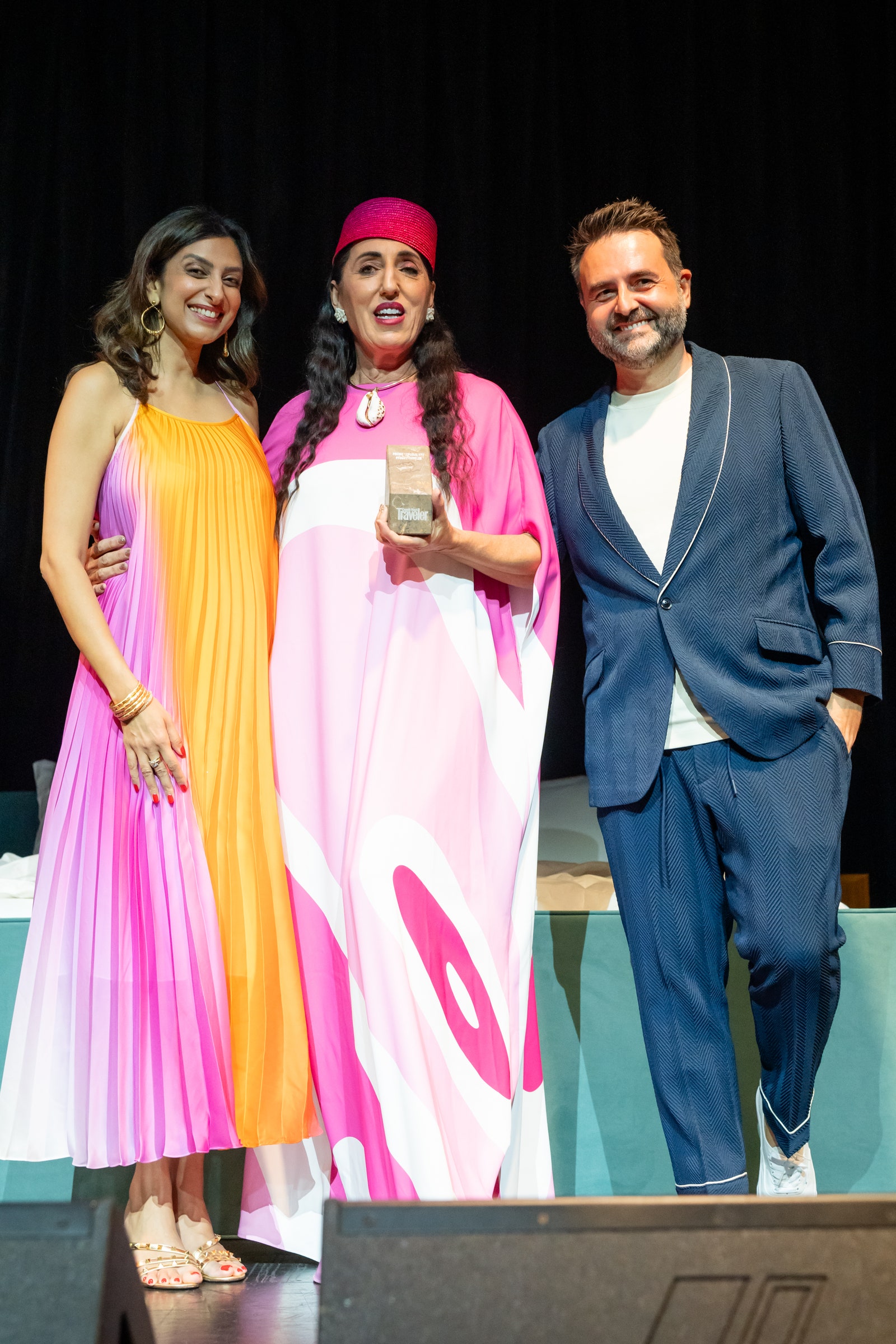 Divia Thani Rossy de Palma y David Moralejo en los Premios Cond Nast traveler 2024.
