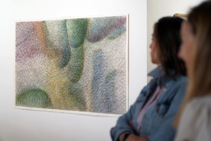 La obra 'Organic Abstraction', del artista Gyula Sàgi, en la galería Untagged.