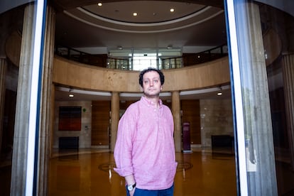Eduardo Montero, en la Facultad de Odontología de la Universidad Complutense de Madrid. 