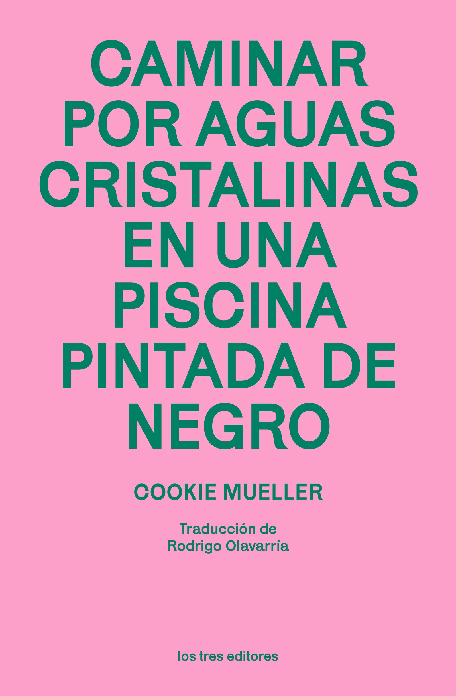 ‘Caminar por aguas cristalinas en una piscina pintada de negro