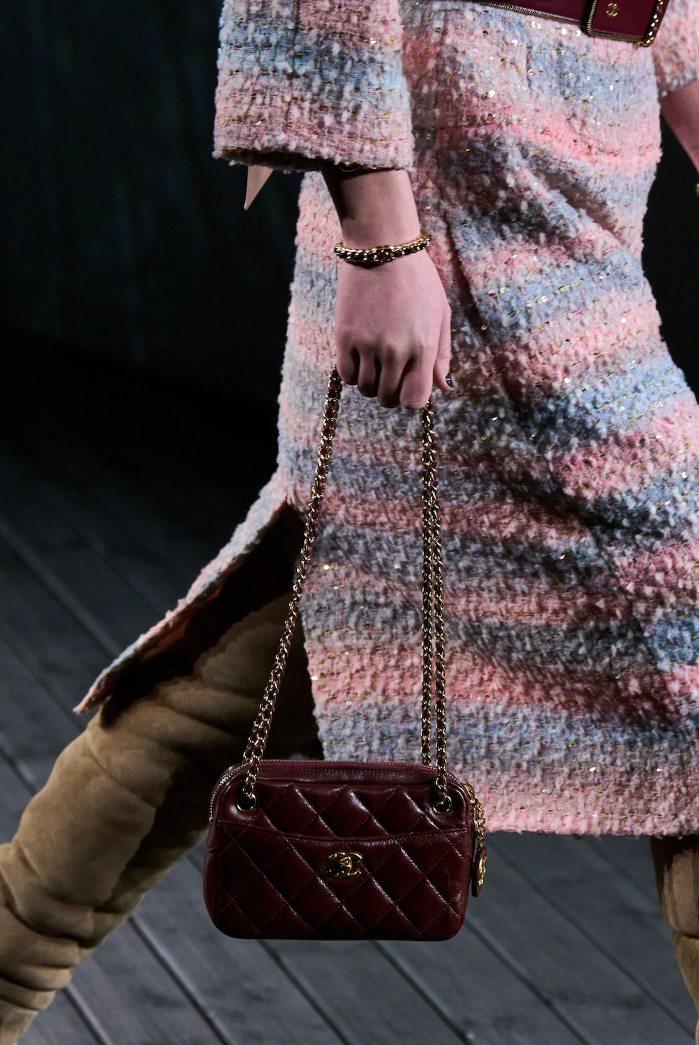 Bolso granate Chanel