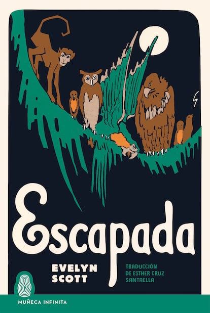Portada de la novela autobiográfica 'Escapada' de Evelyn Scott.