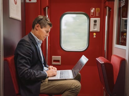 Jean François Folie trabaja en el trayecto París-Bruselas.