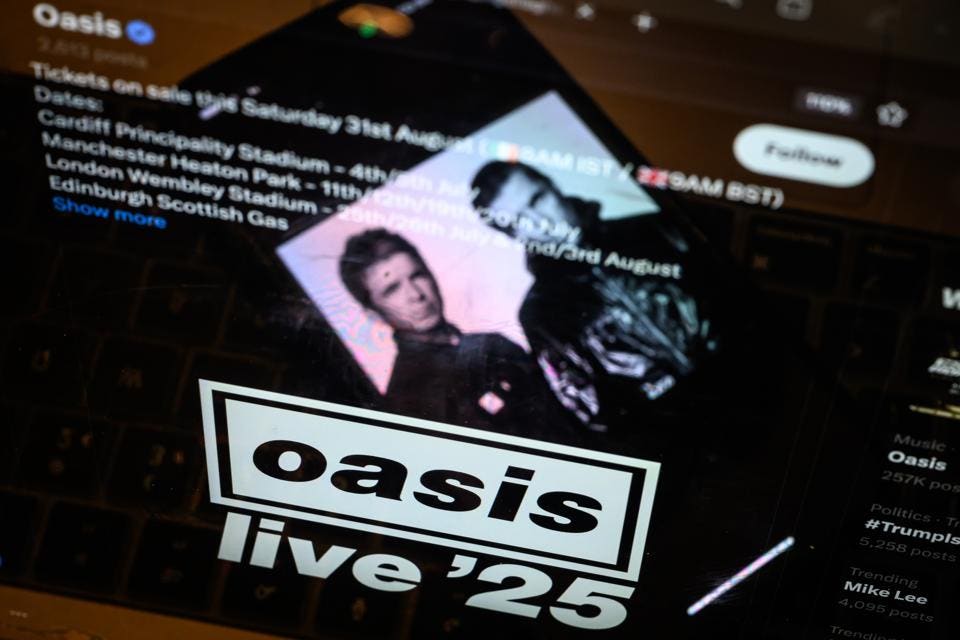 OASIS ANUNCIAN GIRA 2025 POR GRAN BRETAÑA E IRLANDA QUE SERÁ MUNDIAL Oasis Live 2025 Reunion Tour Tickets—Scam Warning Issued