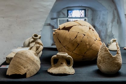 Materiales encontrados que se remontan al Calcolítico, hace 5.000 años atrás.