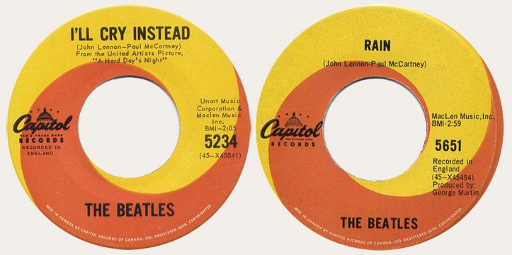 The Capitol 6000 website - Beatles Different Record Labels