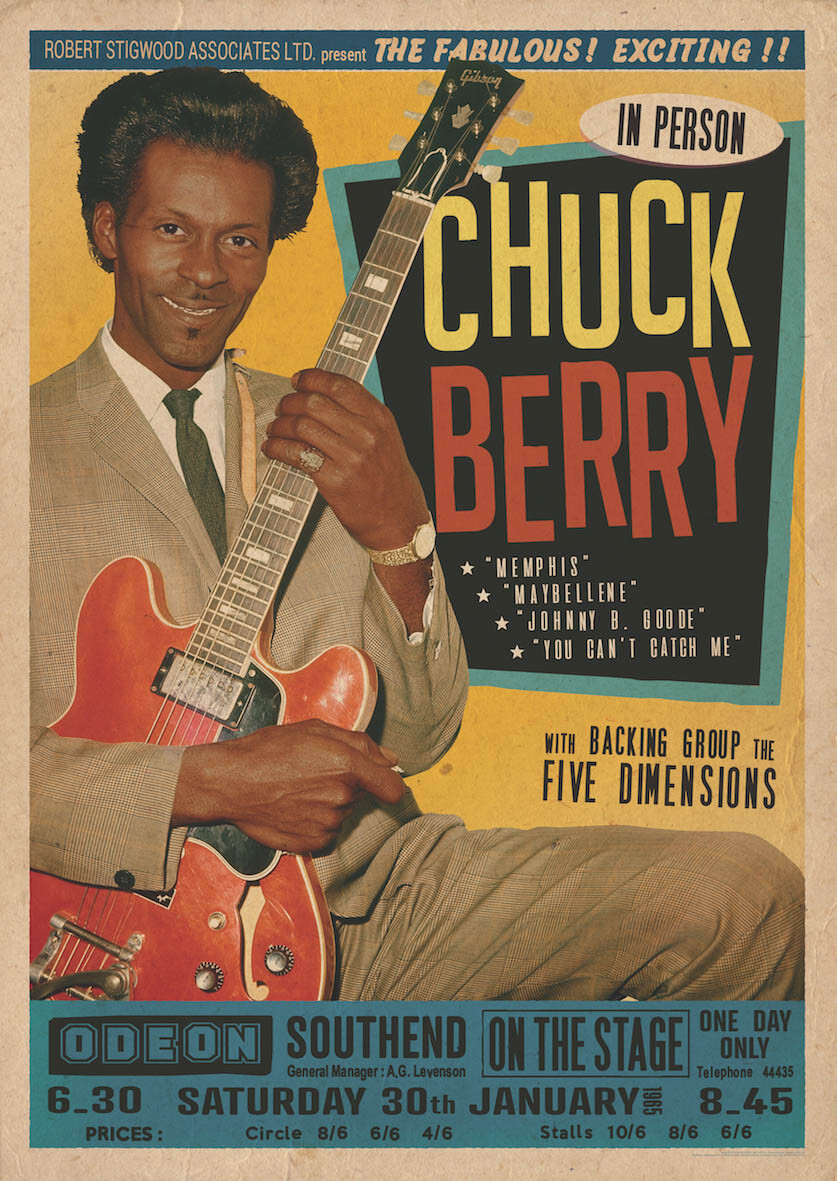 Chuck Berry at the Odeon - Southend Póster, Lámina | Compra en Posters.es