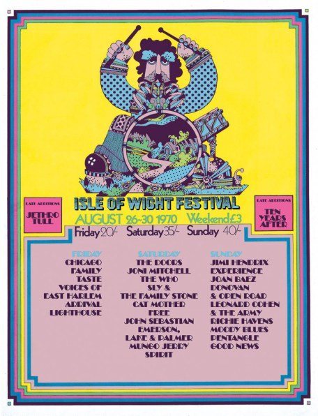 ISLA DE WIGHT: EL FESTIVAL DE FESTIVALES CON JIMI HENDRIX, DOORS Y THE WHO
