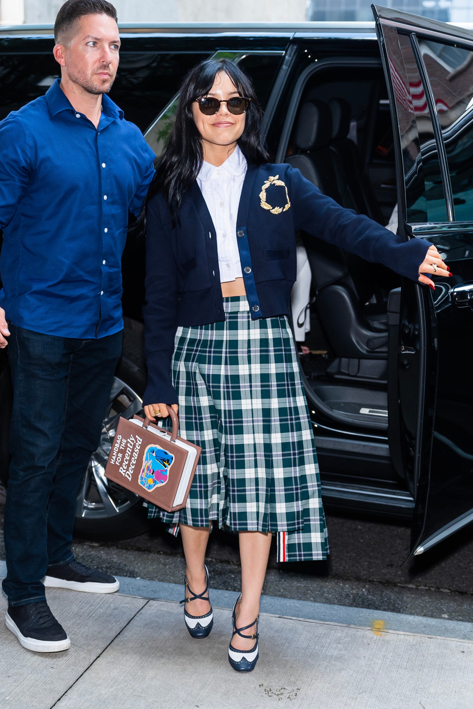 Jenna Ortega en New York City rindiendo homenaje a Winona Ryder