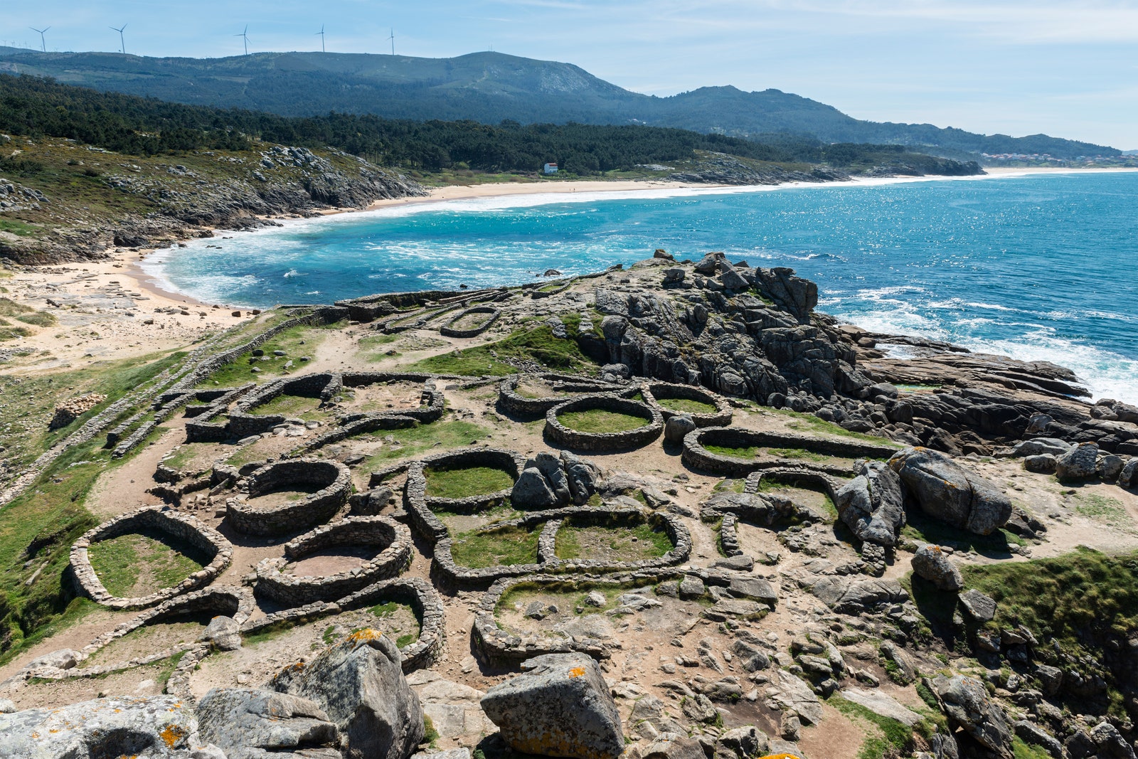 Playa de Castro de Baroña Rias Baixas