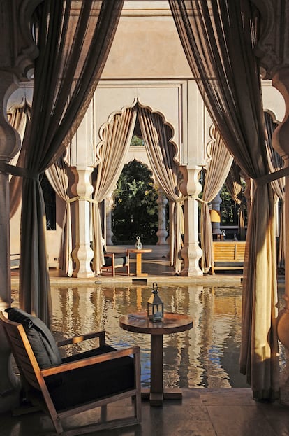 La piscina del hotel Palais Namaskar.