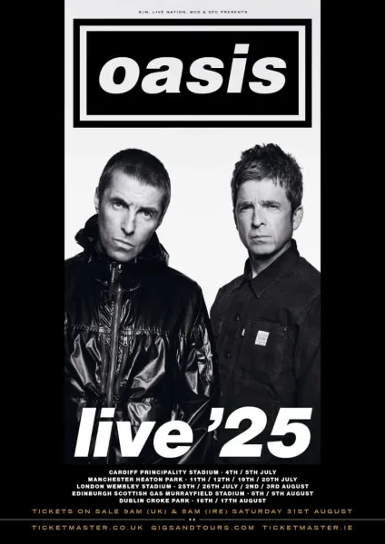 SONY Y OASIS BUSCAN TEMAS PERDIDOS DE SUS GRABACIONES, APROVECHANDO EL BOOM DEL REENCUENTRO