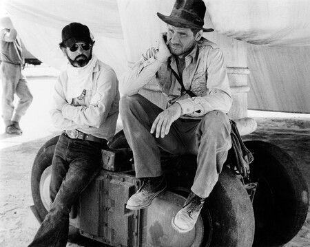 George Lucas y Harrison Ford