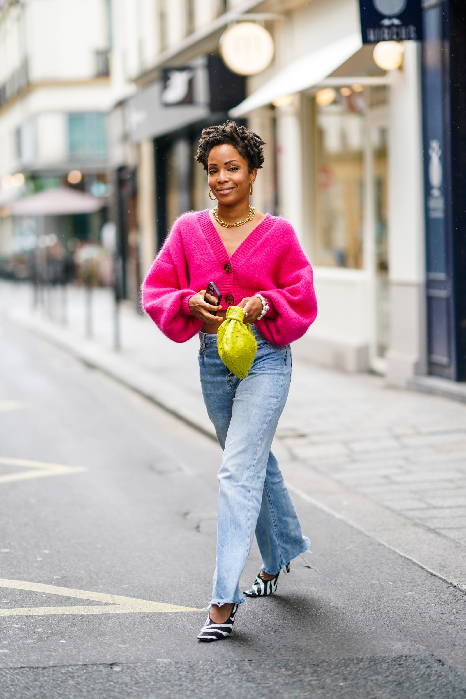 Crdigan Street Style At Paris Fashion Week
