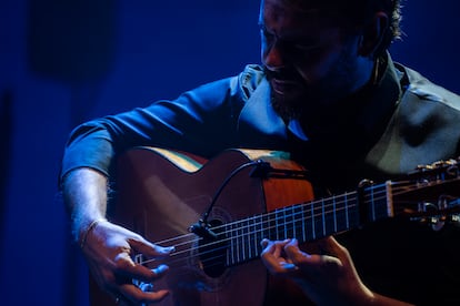 Dani de Moron en el Baluarte de Pamplona durante le festival Flamenco on Fire 2024.
