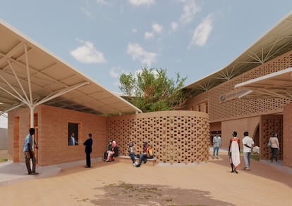 'Render' del nuevo Goethe Institut de Dakar, de Francis Kéré, ganador del premio Pritzker.