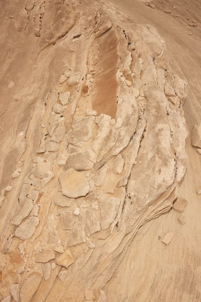 Un detalle del desierto de Utah.