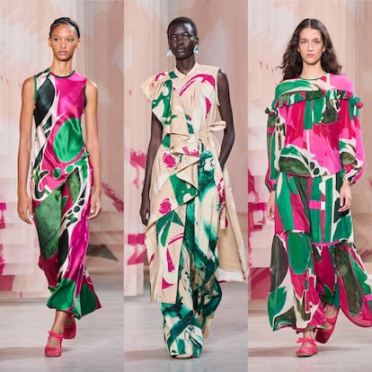 Las pinceladas de Lee Krasner se fusionaron y se plasmaron en todo tipo de prendas optimistas.