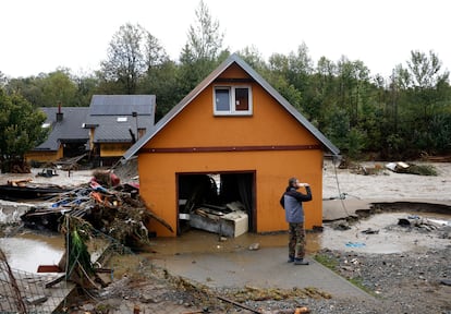 Daños causados tras las fuertes lluvias caídas en Jesenik (República Checa), el 15 de septiembre. 