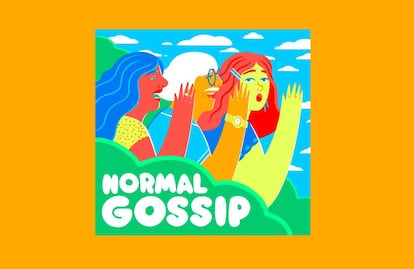 Imagen promocional de 'Normal gossip' (Cotilleo normal), el popular 'podcast' donde los invitados reflexionan sobre su relación con los chismorreos.