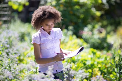Anotar en un diario todos aquellos cambios en las plantas que llamen la atención del niño es un juego de observación perfecto.
