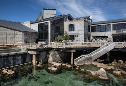 El exterior del Monterey Bay Aquarium.