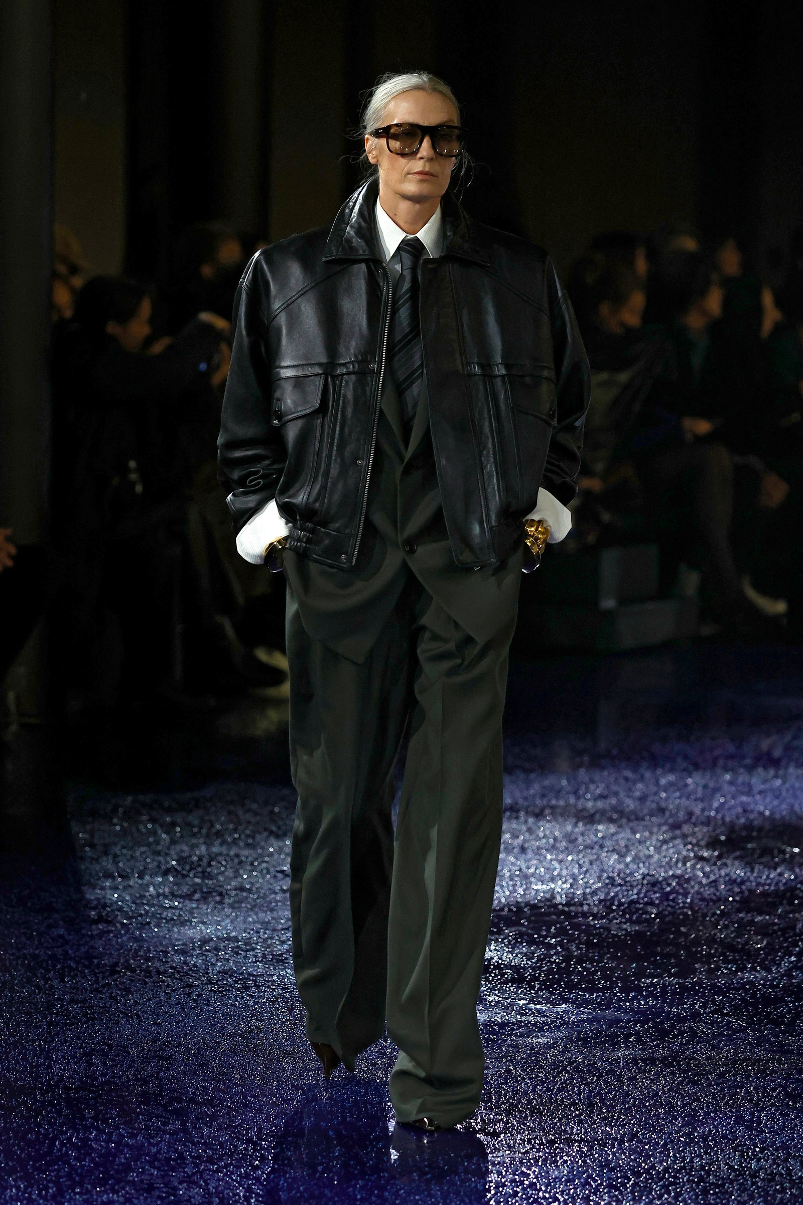 Desfile de la colección primaveraverano 2025 de Saint Laurent.